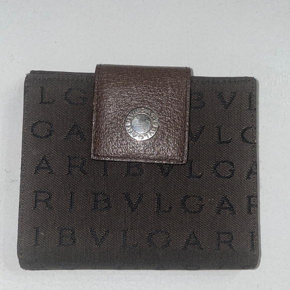 BVLGARI canvas monogram wallet - Picture 1 of 5